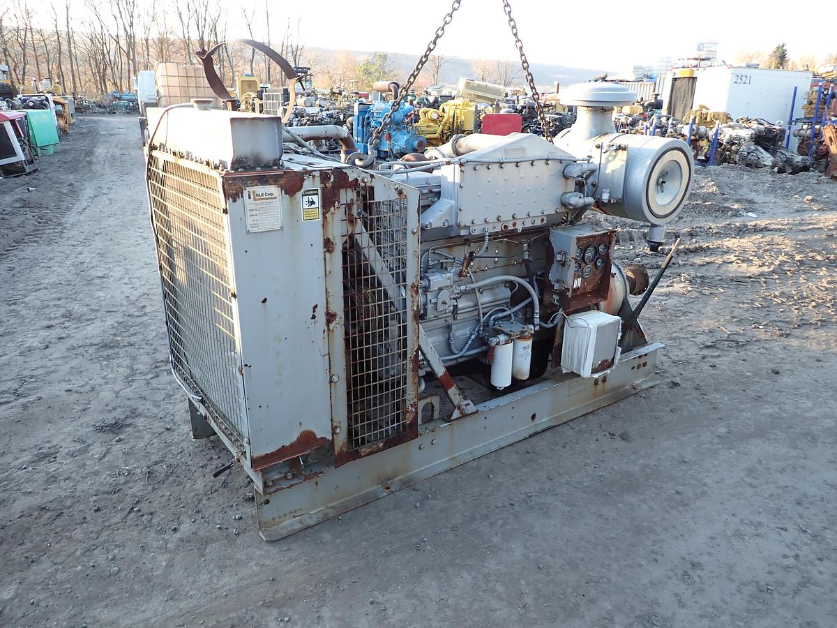 Used 2000 Cummins N14-C Diesel Engine POWER UNIT w/ PTO CLUTCH
