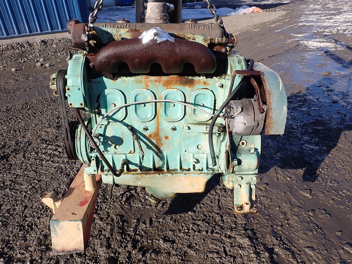 Used Detroit Diesel 4-71 Engine LEFT HAND EXHAUST