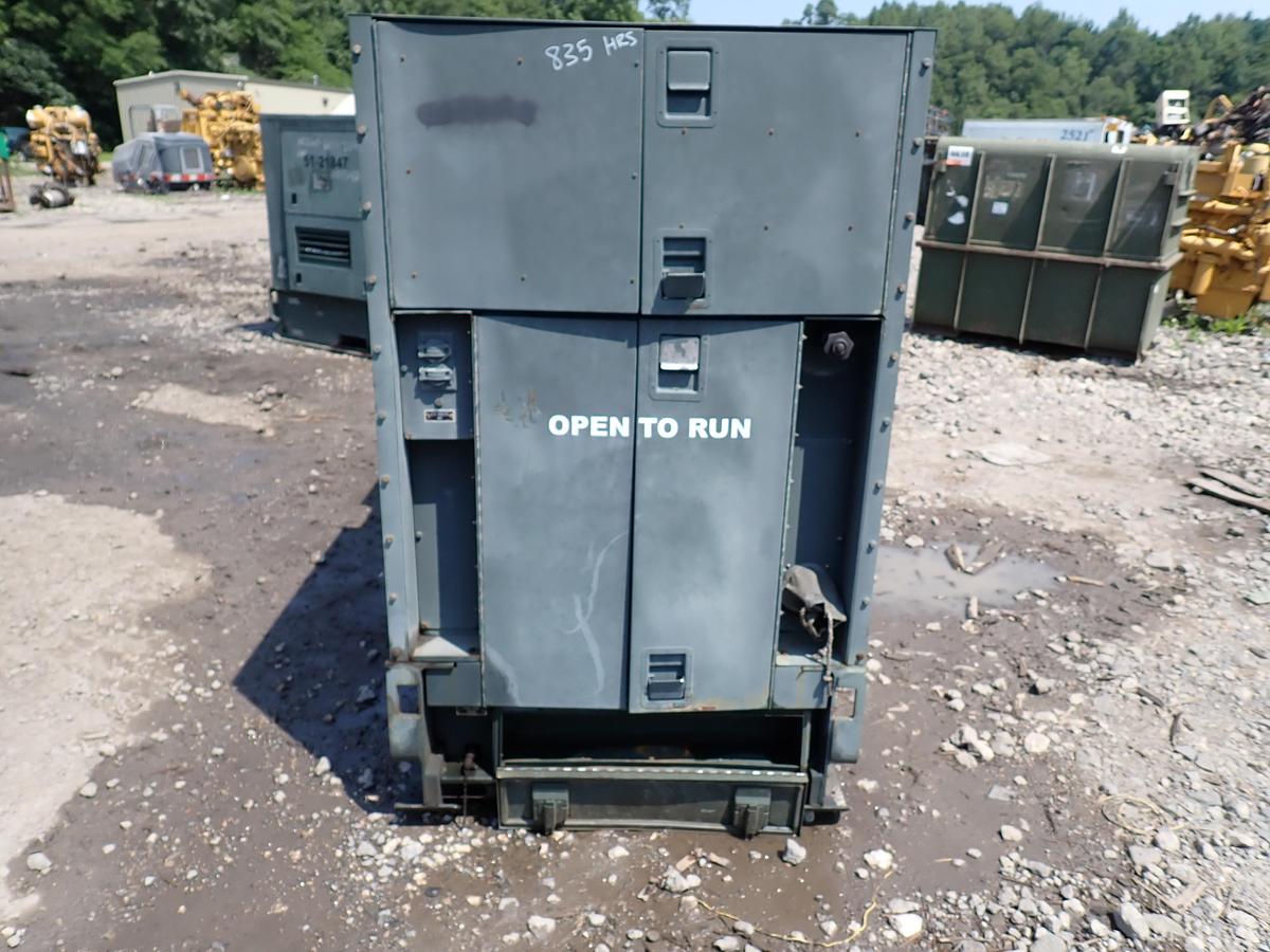 Used 1990 Libby MEP007B 100 KW Diesel Generator GOV'T SURPLUS