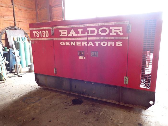 Used 2004 Baldor TS130T 130 KW Generator LOW HOURS! VIDEO! Deere Diesel Enclosed