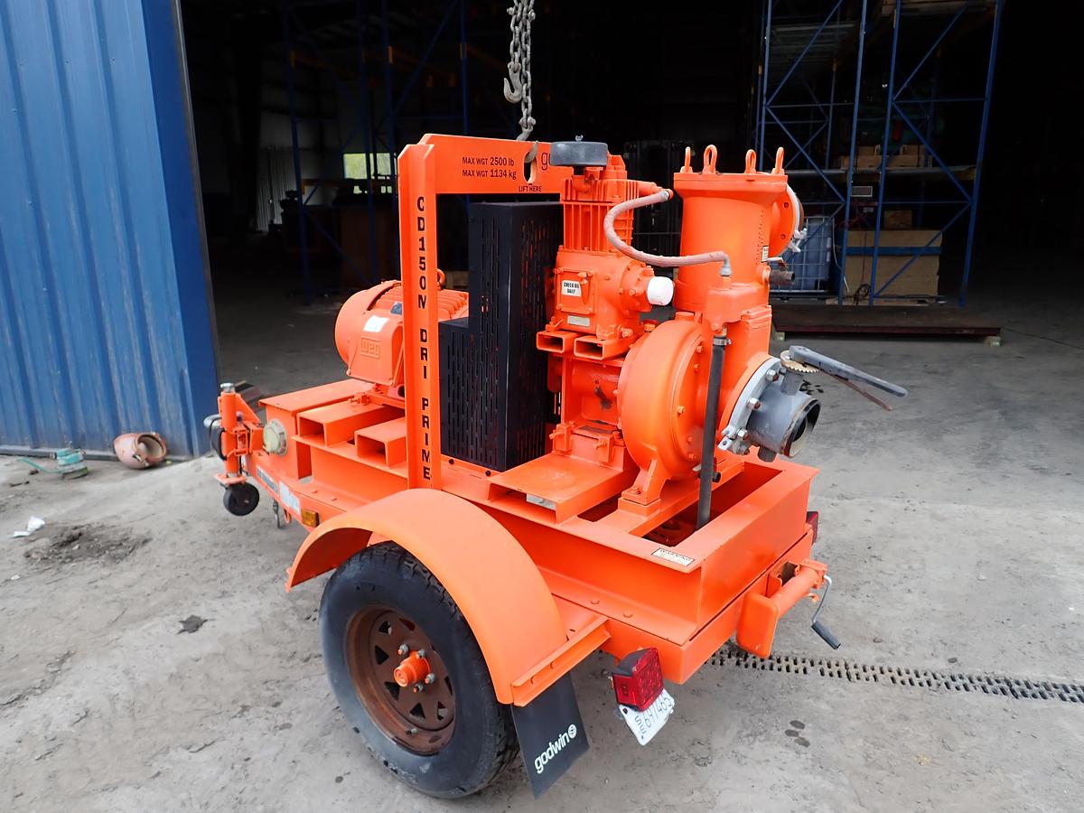 Used 2017 Godwin CD150M 6" ELECTRIC Water Pump