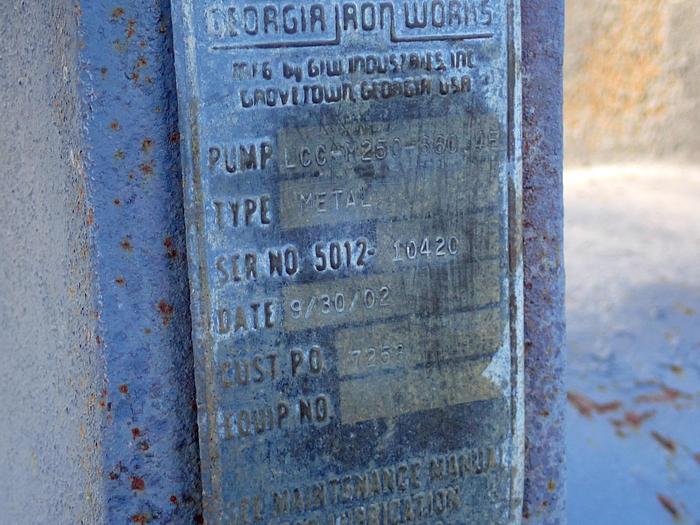 Used 2002 Georgia Iron Works LCC-M250-6605E