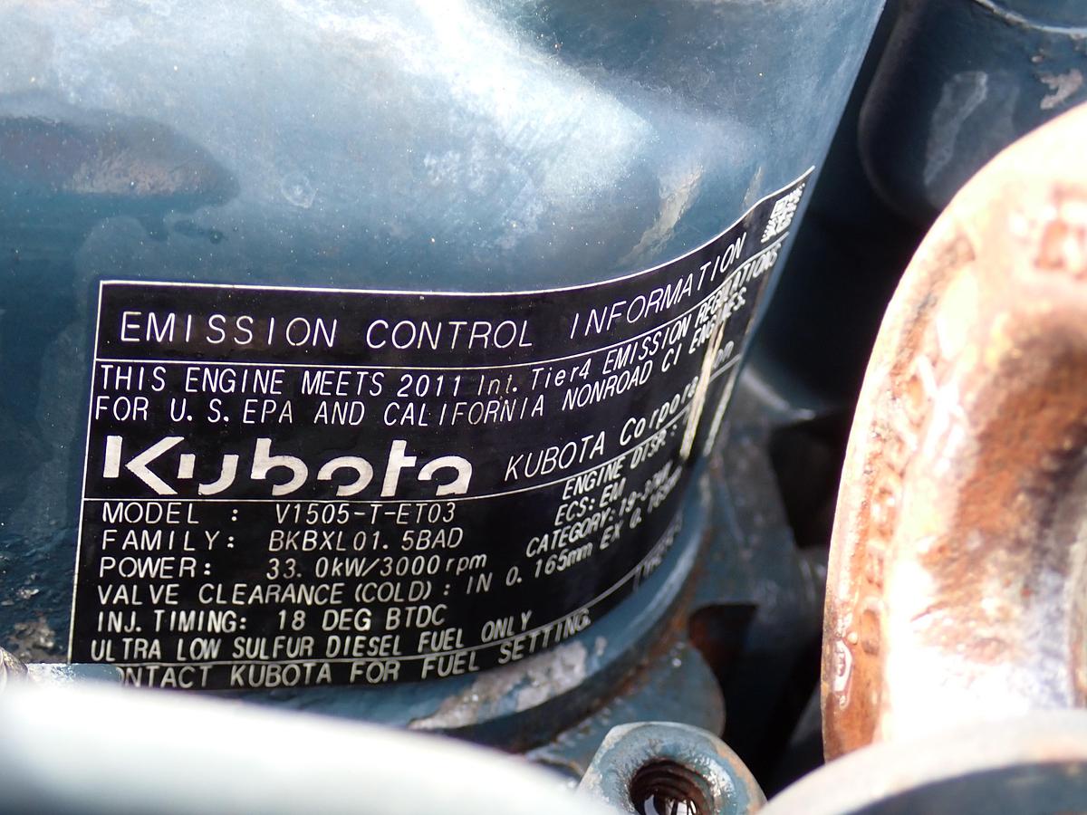 Used 2011 Kubota V1505-T-ET03 Turbo Diesel Engine