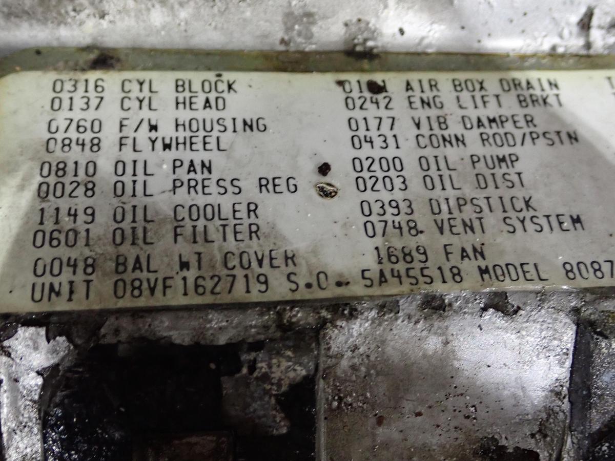 Used 1994 Detroit Diesel 8V92TA DDEC Engine 8087-7K40