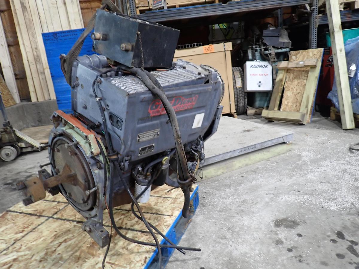 Used Deutz BF4L1011 Turbo Diesel Engine w/ CONTROL PANEL