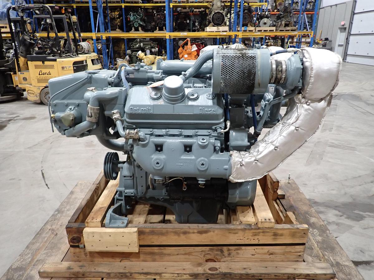 Detroit Diesel 6V92TA Marine Engine GOV'T SURPLUS REBUILT