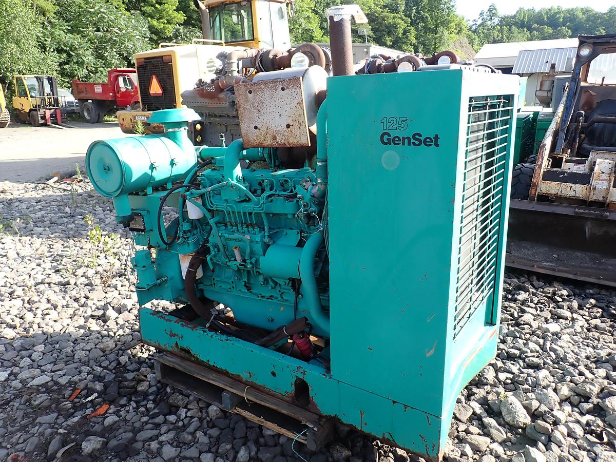 Used Komatsu S6D110-1 Turbo Diesel Engine 341 HOURS! 