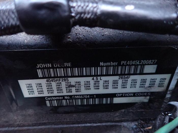 Used John Deere 4045HF285 Turbo Diesel Engine POWER UNIT! RUNS EXC. 4045 4045T