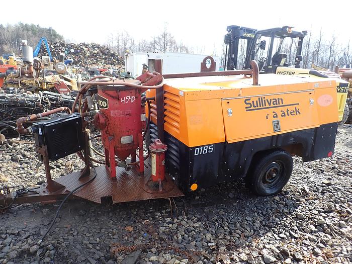 Used 2013 Sullivan Palatek D185PJD Air Compressor SANDBLASTER
