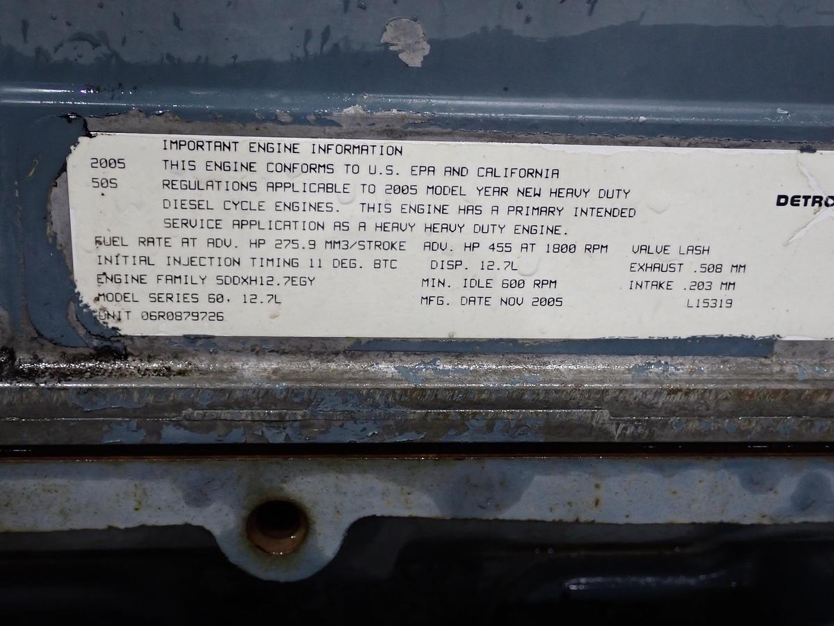 Used 2005 Detroit Diesel 12.7 Series 60 DDEC IV