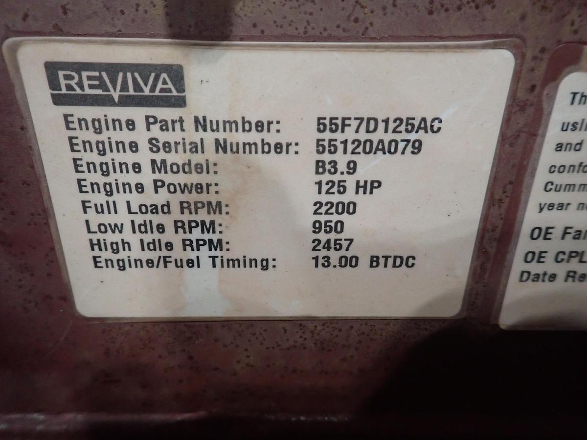 Used 2004 Cummins B3.9C 125 Turbo Diesel Engine P PUMP! CPL 2264