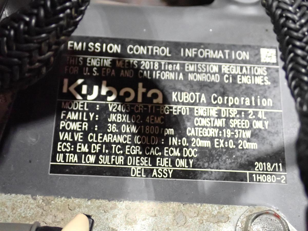 Used 2018 Kubota V2403-CR-TI-BG-EF01 Turbo Diesel Engine