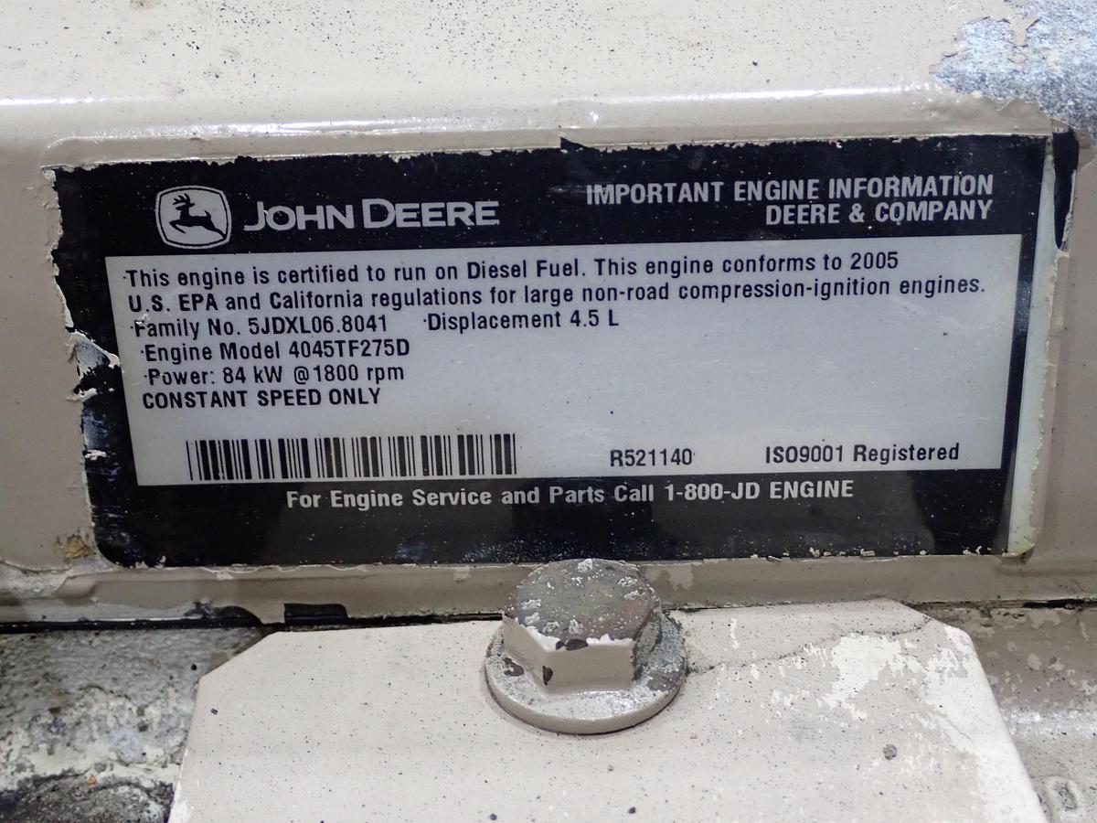 Used 2005 John Deere 4045TF275 Diesel Engine