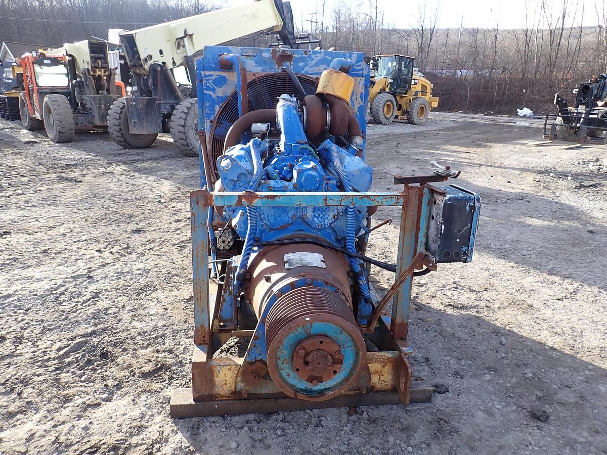 Used 1989 Detroit Diesel 8V92TA Engine POWER UNIT w/ PTO CLUTCH