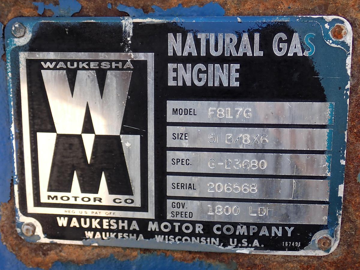 Used Waukesha F817G Gas Engine