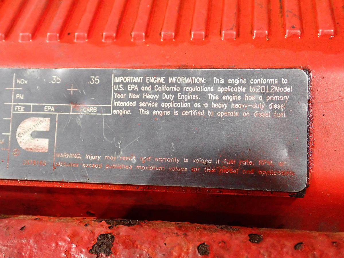 Used 2012 Cummins ISX15 450 Diesel Engine CPL 3719