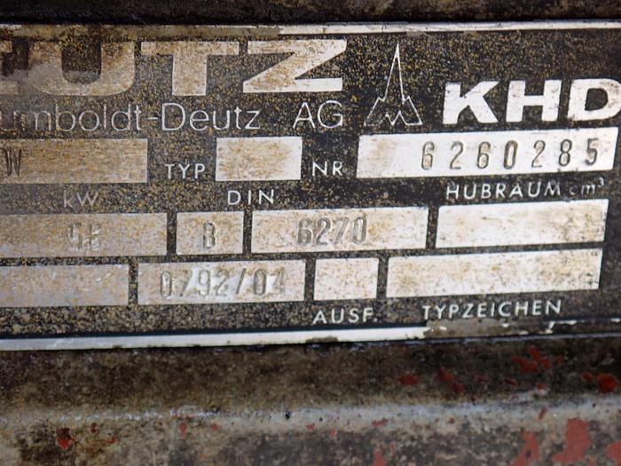 Used DEUTZ BF6L912W Turbo Diesel Engine 