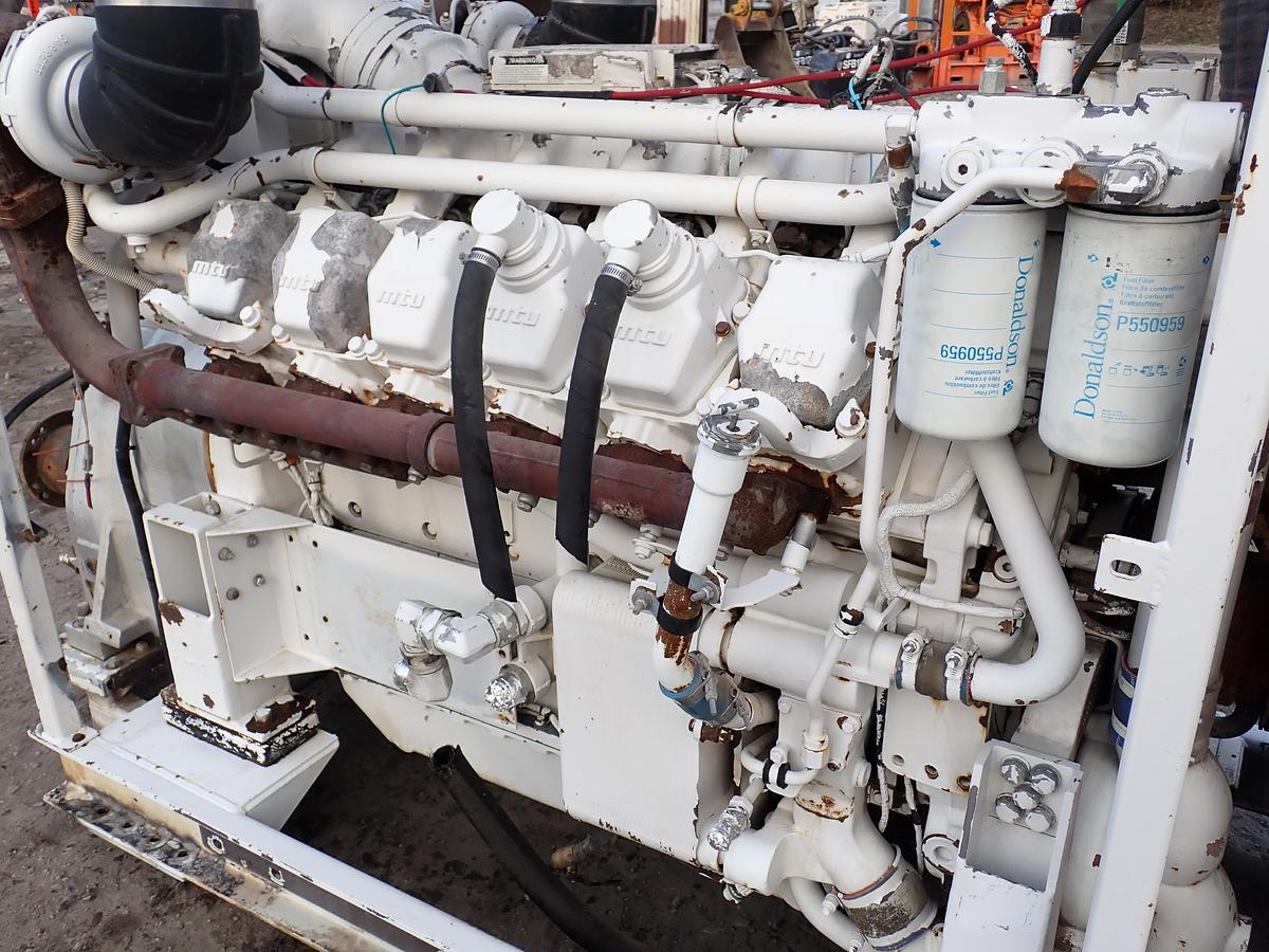 Used 2008 MTU 12V2000 Diesel Engine POWER UNIT 1005 HP