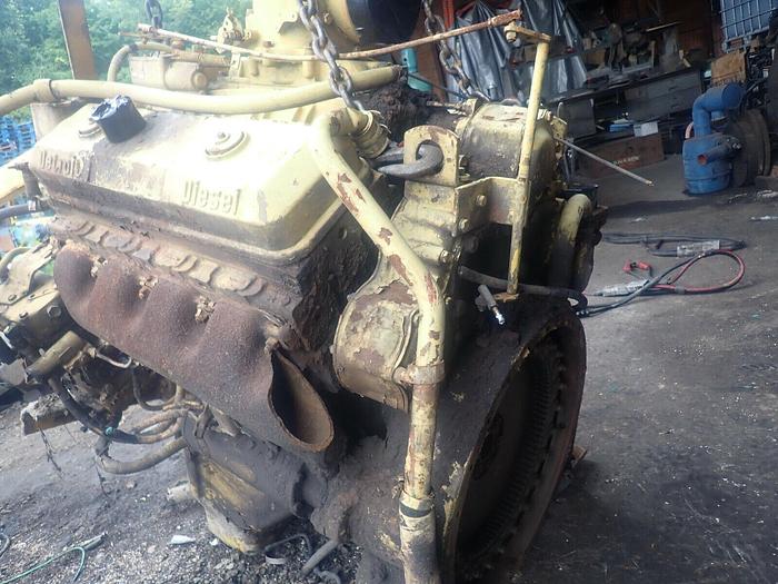 Used Detroit Diesel 8V71 Engine GOOD RUNNER! Terex Dozer Truck V8 GM