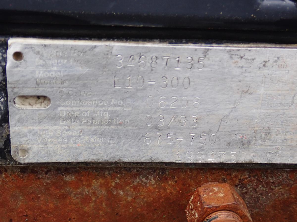 Used 1993 Cummins LTA10-300 Diesel Engine CPL 1560