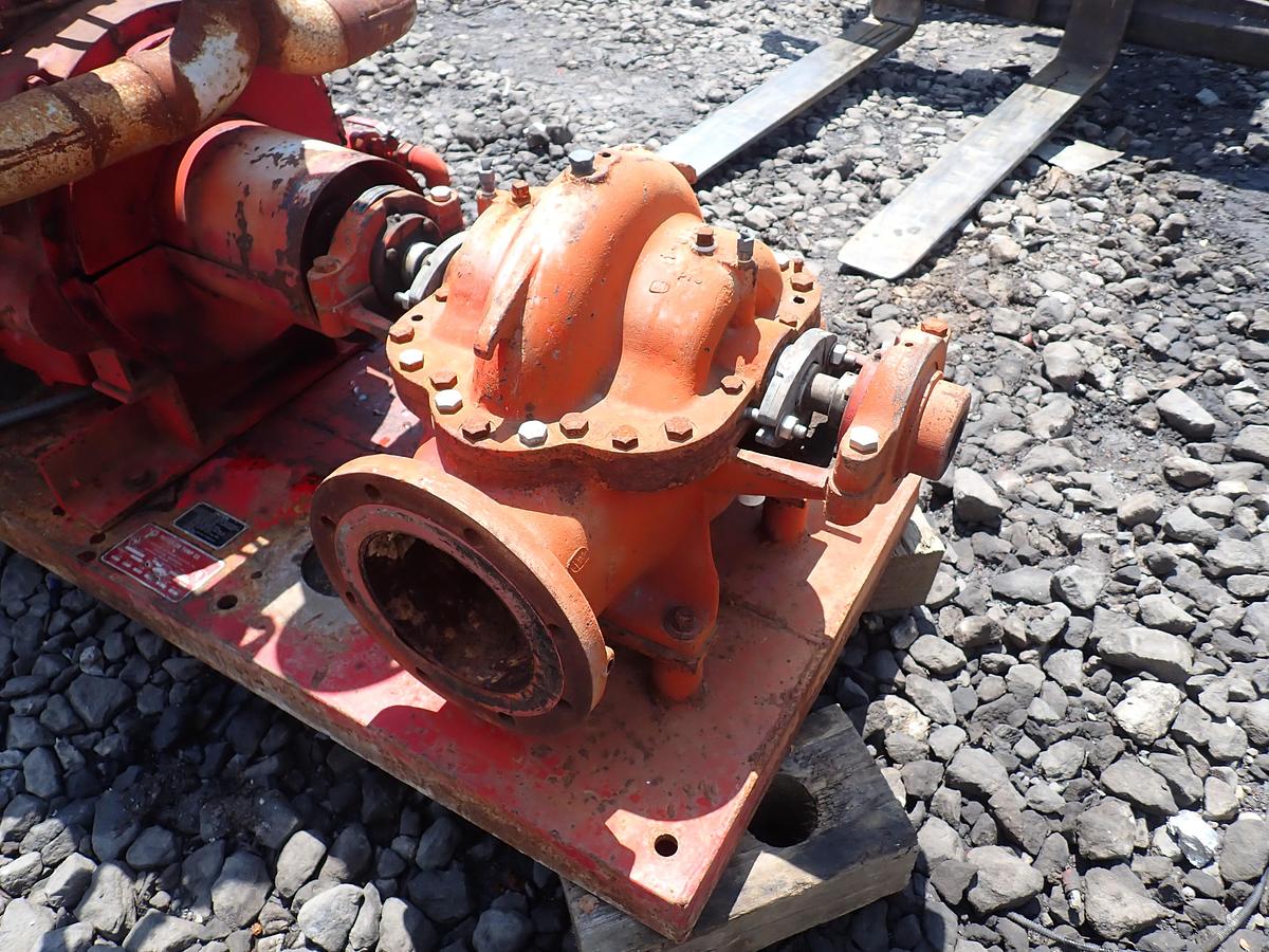 Used 1986 Patterson 8x6 YR Diesel Fire Pump CUMMINS V504 818 HOURS