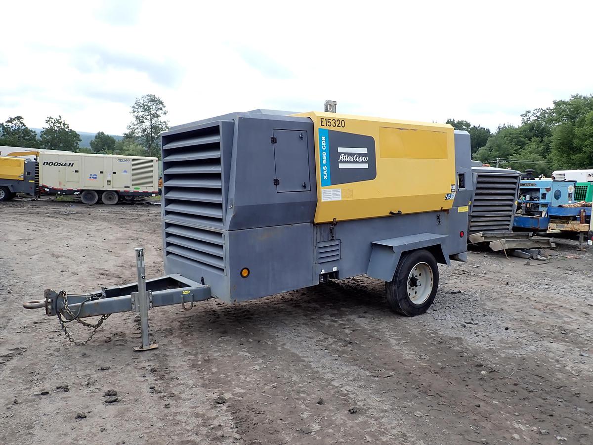 Used 2019 Atlas Copco XAS950 CD8 Air Compressor