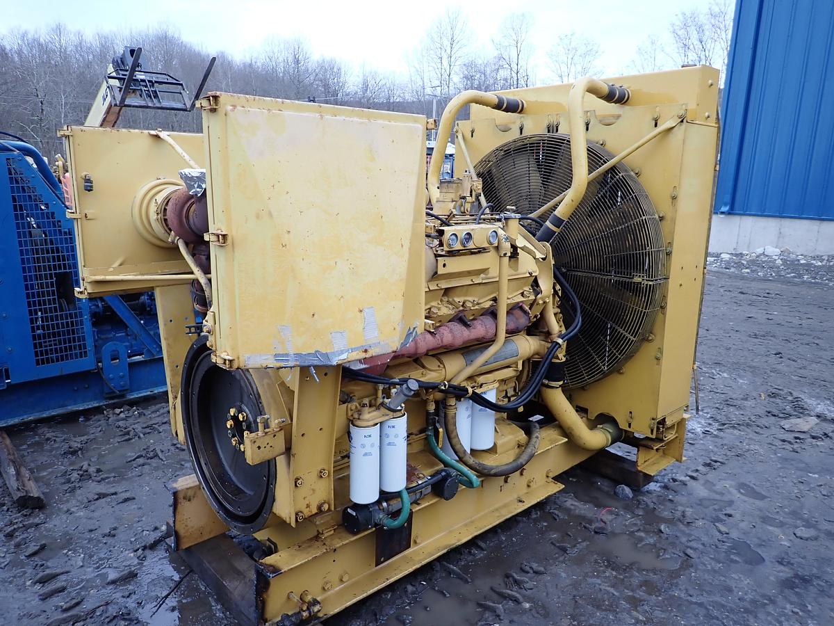 Used 1987 CAT 3412 DITA Twin Turbo Diesel Engine POWER UNIT 890 HP 1300 HOURS