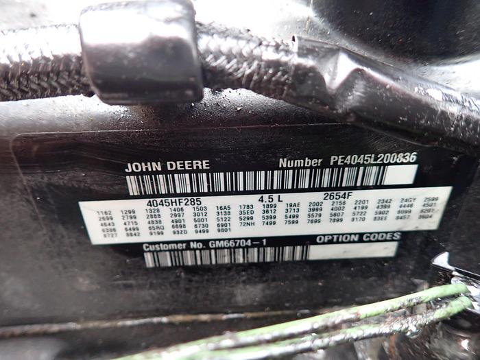 Used John Deere 4045HF285 Diesel Engine