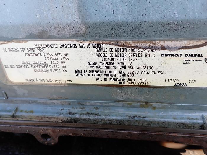 Used 1992 Detroit Diesel 12.7 Series 60 DDEC 2