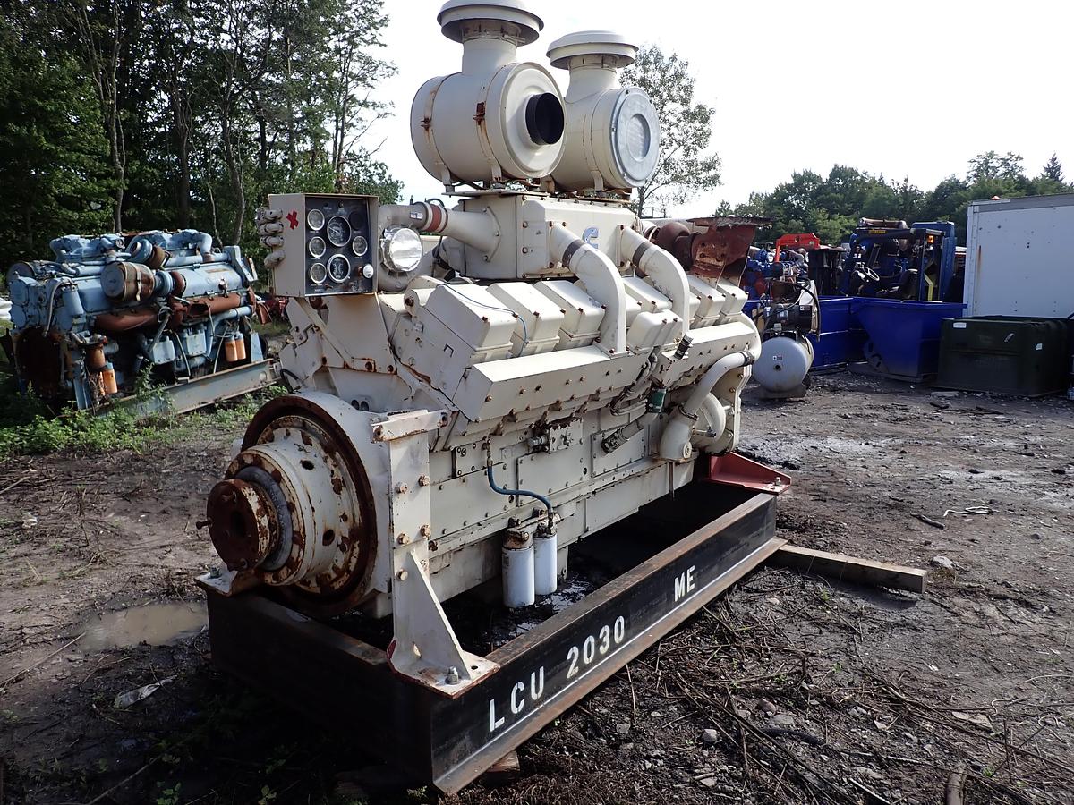 Used 1990 Cummins KTA50-M Marine Diesel Engine CPL 977