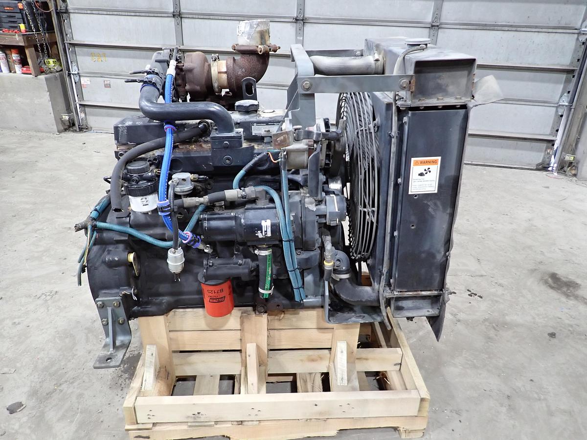 Used John Deere 4045TF150 Turbo Diesel Engine 100 HP
