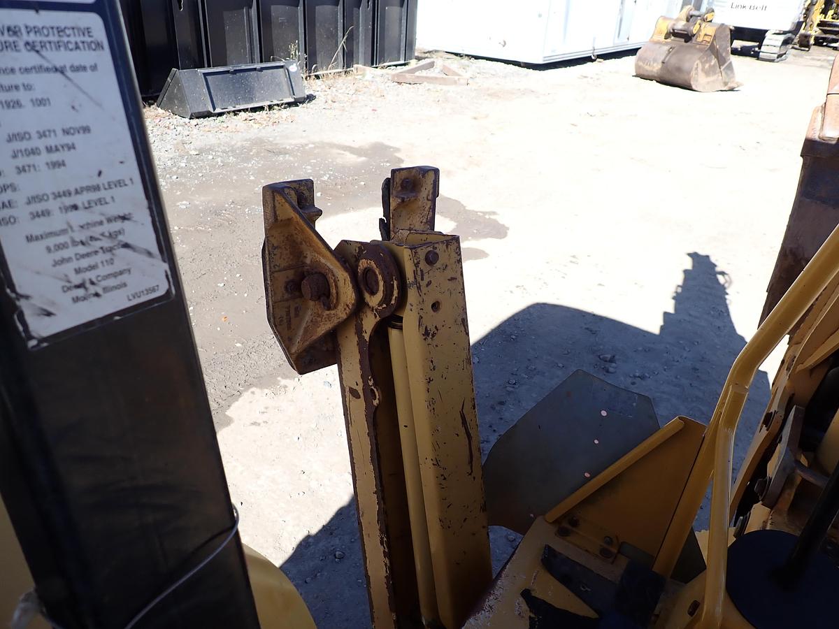 Used 2011 John Deere 110 Loader Backhoe
