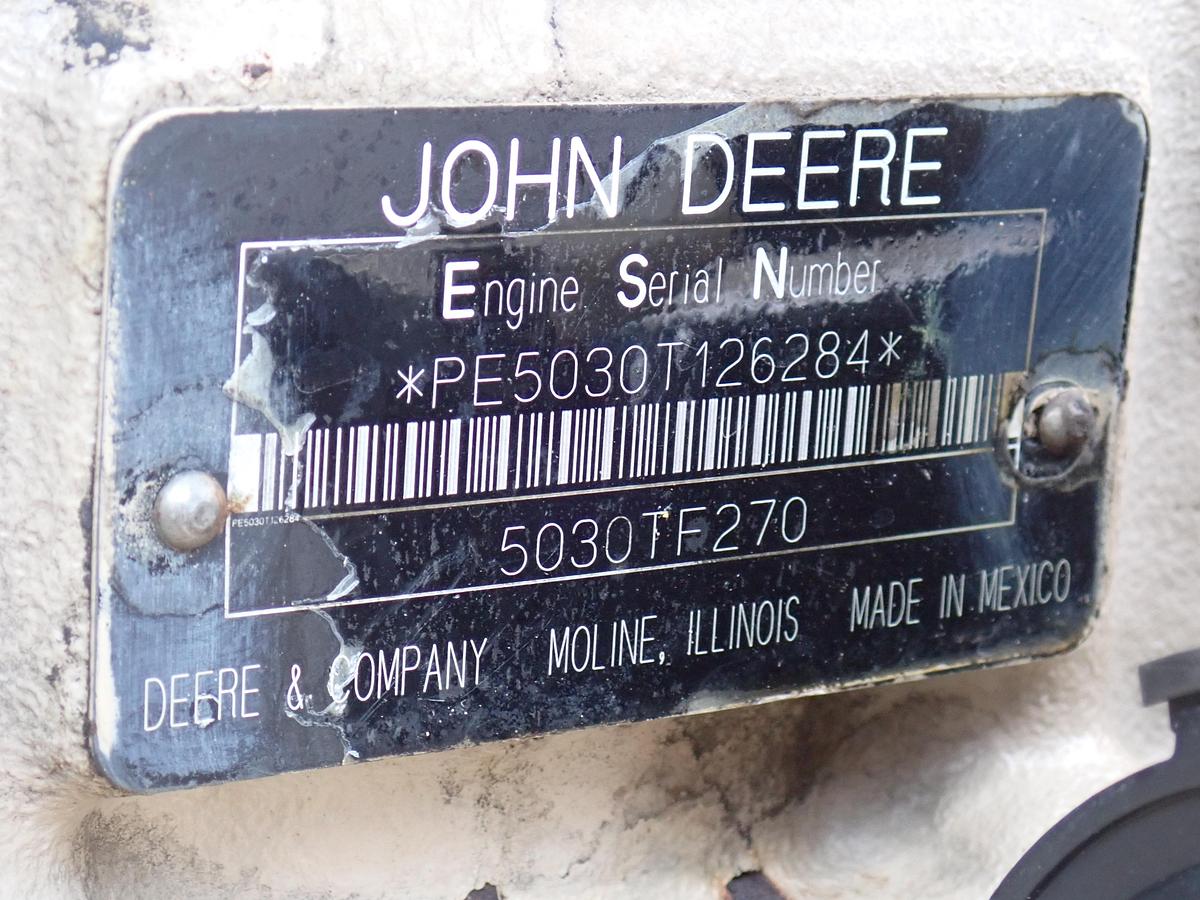 Used 2007 John Deere 5030TF270 Diesel Engine