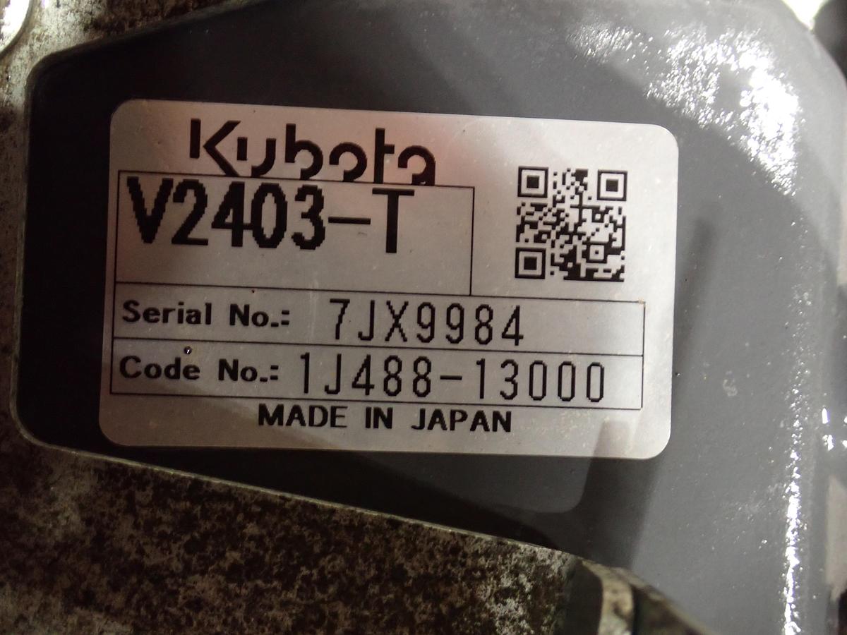 Used 2018 Kubota V2403-CR-TI-BG-EF01 Turbo Diesel Engine