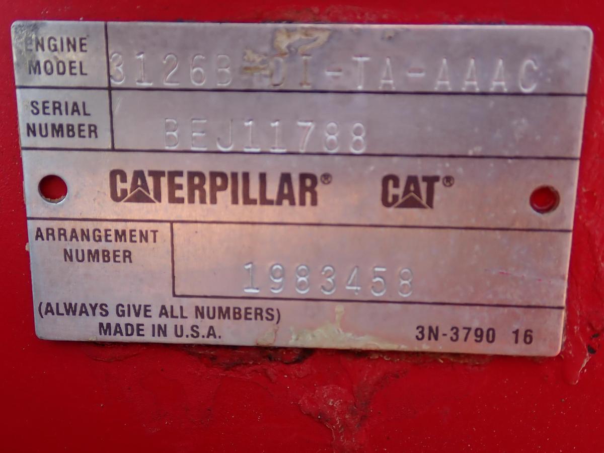 Used 2005 CAT 3126B Diesel Engine