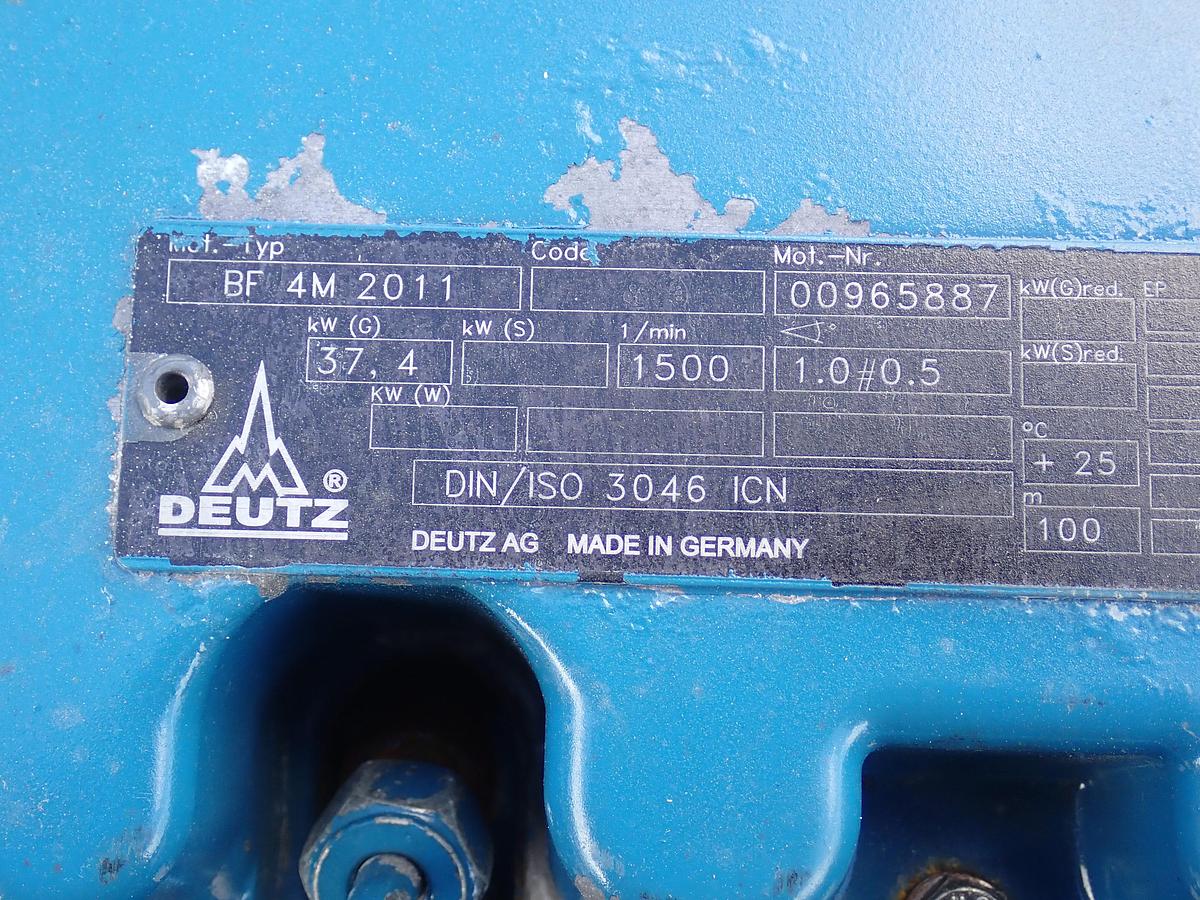 Used Deutz BF4M2011 Turbo Diesel Engine