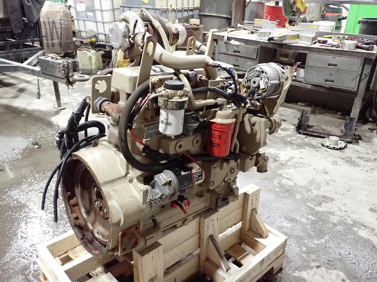 Used John Deere 4045TF275 Turbo Diesel Engine 3499 HOURS