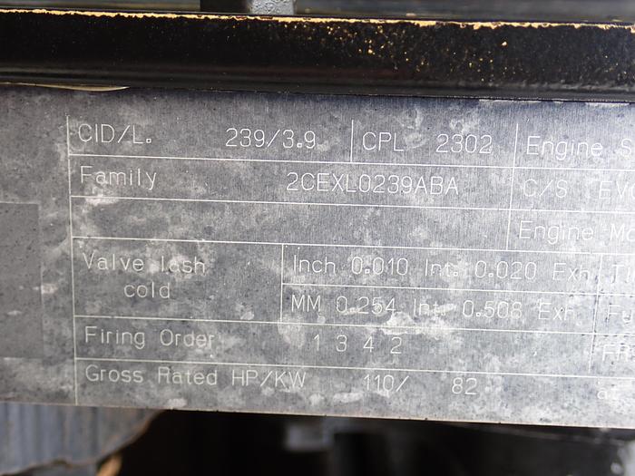 Used 2005 Cummins B3.9P-110 4BTA Diesel Engine 4BT