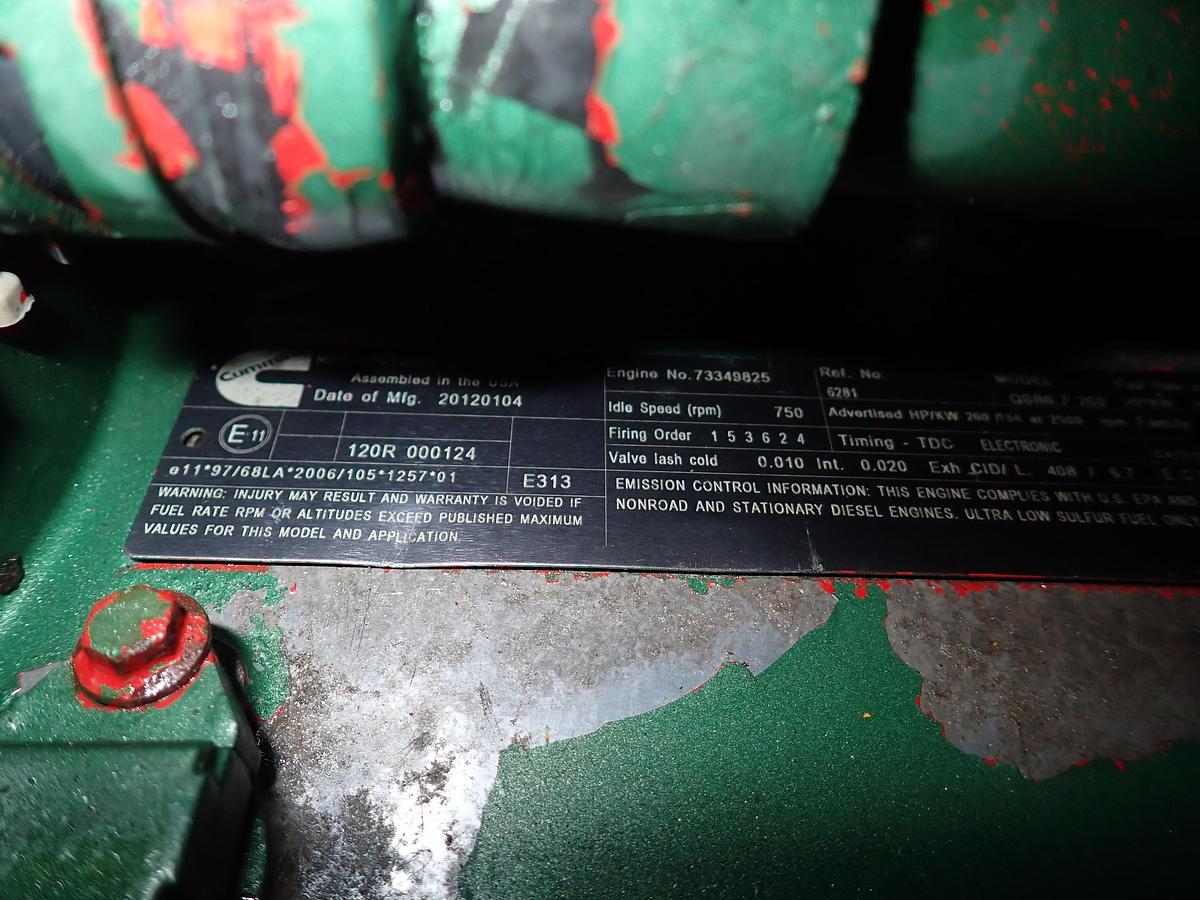 Used 2012 Cummins QSB 6.7 Diesel Engine POWER UNIT CPL 3094