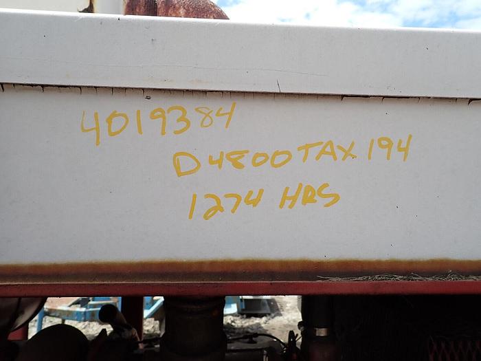 Used White Hercules D4800T Turbo Diesel Engine LOW HOURS! RUNS MINT! VIDEO! 2-135