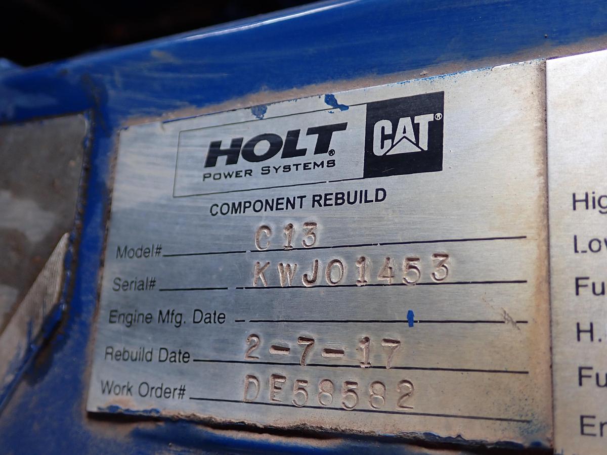 Used 2012 CAT C13 Diesel Engine POWER UNIT AR # 366-0290