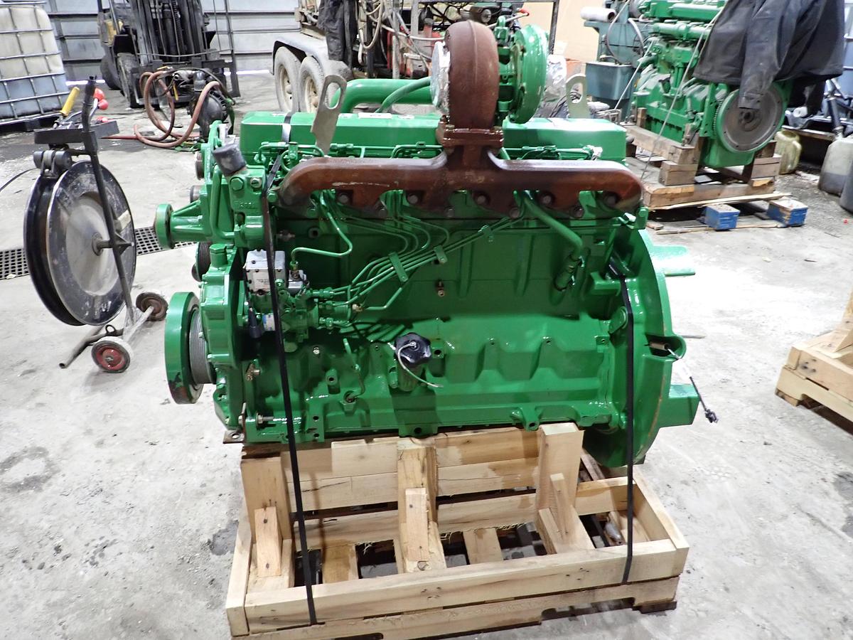 Used 2011 John Deere 6068TF151 Diesel Engine GOV'T SURPLUS