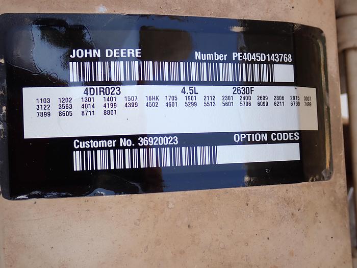 Used 2001 John Deere 4045DF150