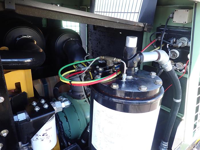 Used 2017 Sullair 375HDPQ 375 CFM Air Compressor JOHN DEERE DIESEL