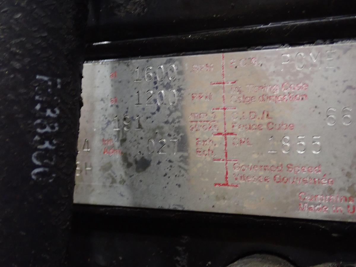Used 1993 Cummins M11 330E Diesel Engine