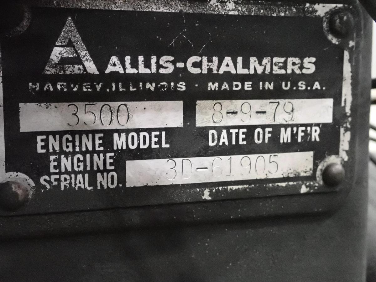 Used 1979 Allis Chalmers 3500 Diesel Engine