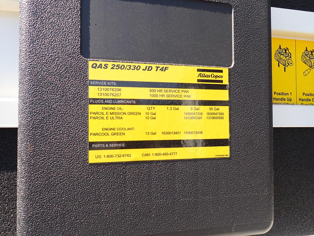 2024 Atlas Copco QAS250 Generator Set UNUSED FACTORY WARRANTY!