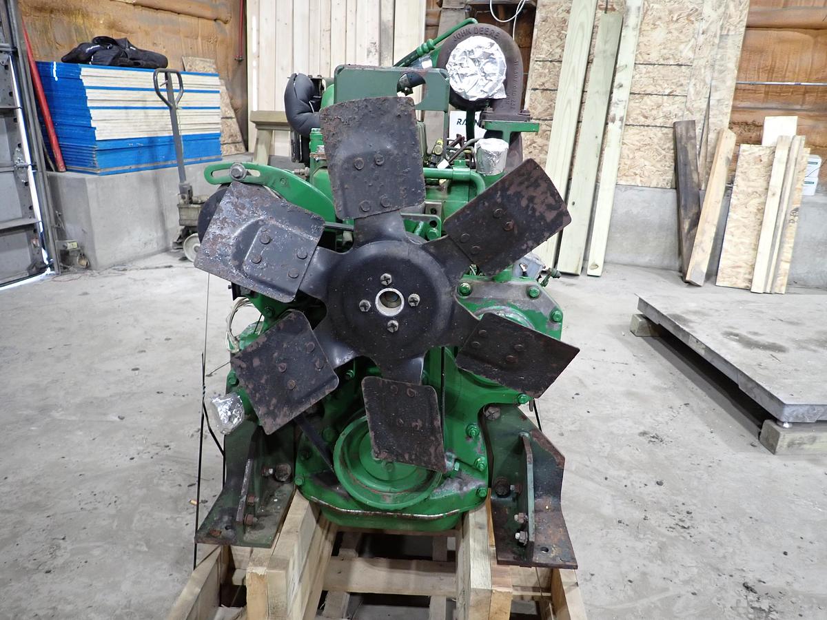 Used John Deere 4045TF151 Turbo Diesel Engine 744 HOURS!