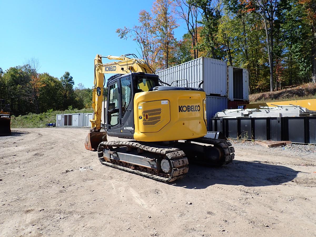 Used 2022 Kobelco SK140SRLC-7 Hydraulic Excavator SUPER CLEAN!