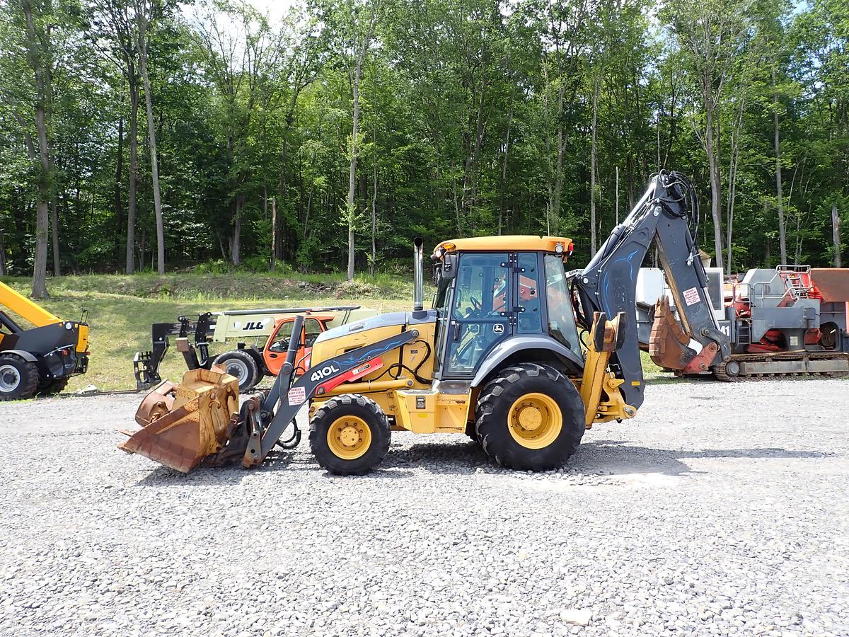 Used 2018 John Deere 410L Loader Backhoe LOADED! Q/C FORKS EXTENDAHOE